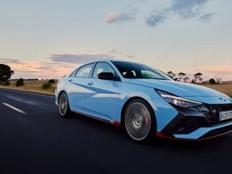 Hyundai i30 N Sedan driving