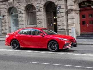 Toyota Camry SX Hybrid driving