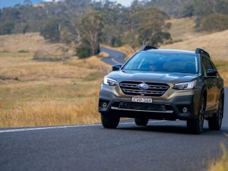 2023 Subaru Outback Sport XT Autumn Green driving