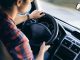 person driving car