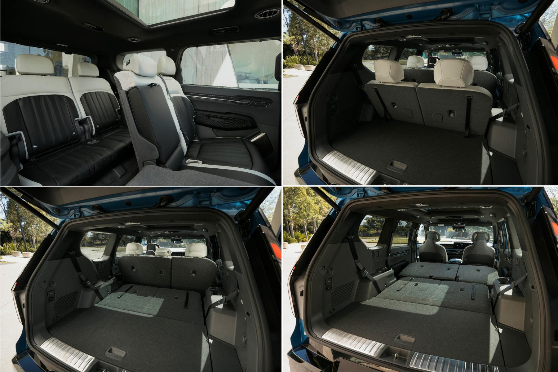 Kia EV9 interior luggage space