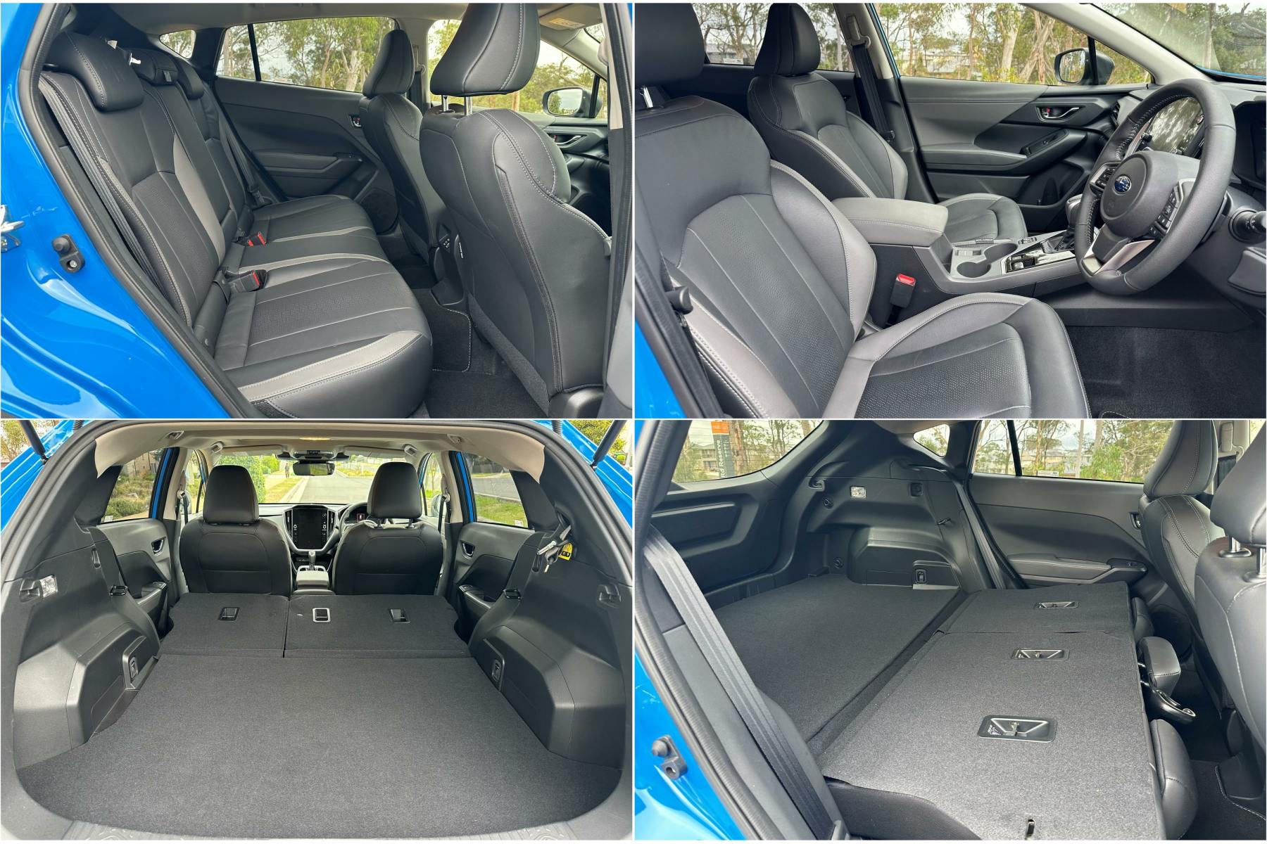 Subaru Crosstrek Hybrid S interior space compilation