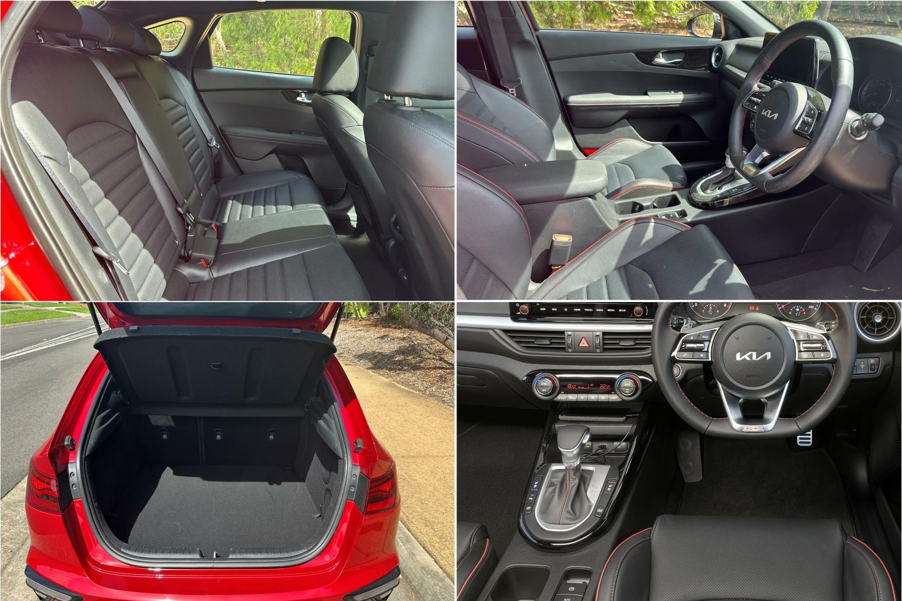 2024 Kia Cerato GT Hatch interior layout and space compilation