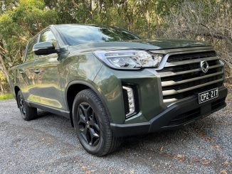 SsangYong Musso Adventure XLV Ute bonnet and grill 2