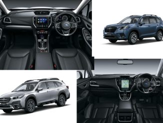 Subaru Outback and Forester special editions collage