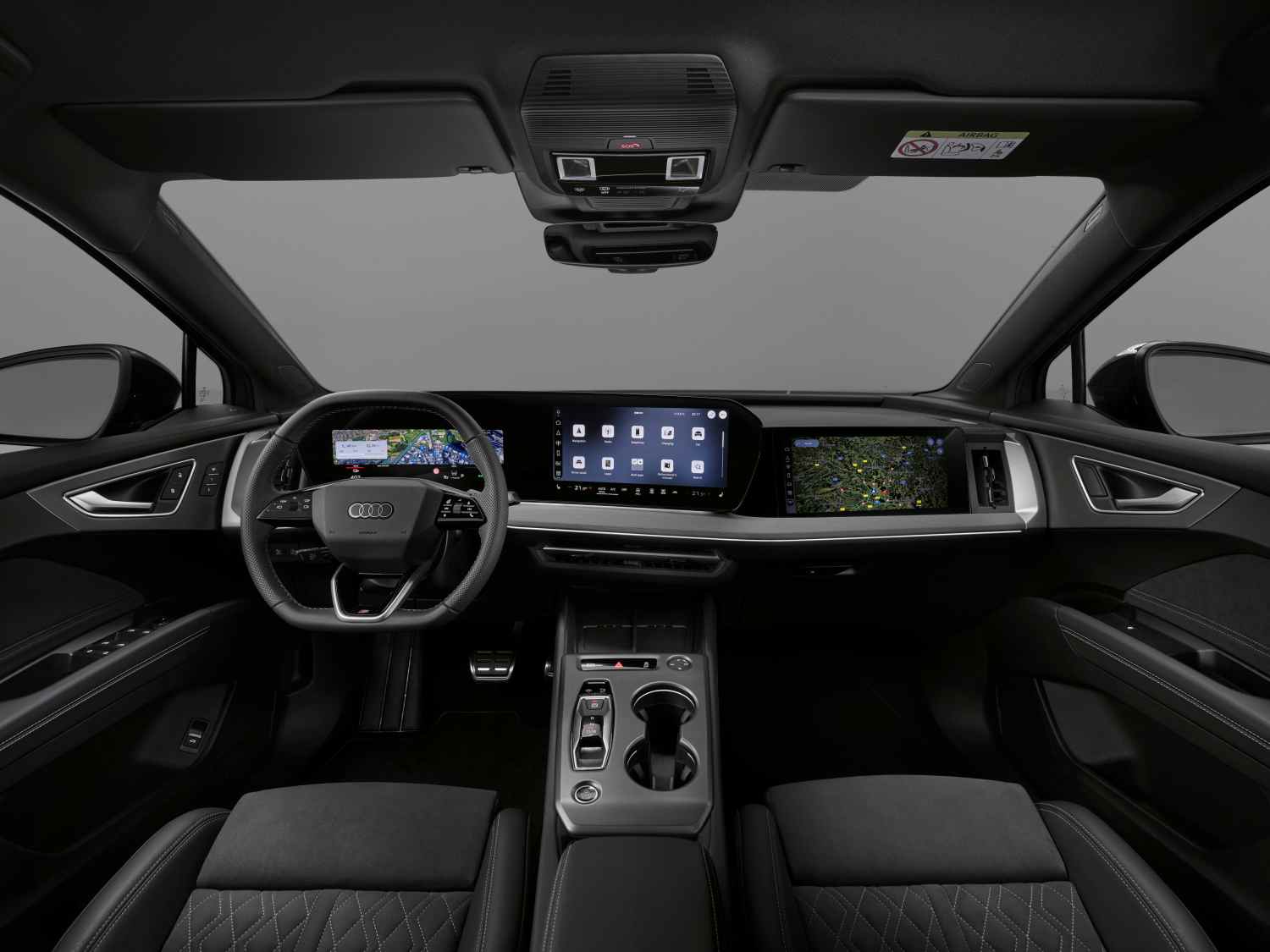 Audi Q4 e-tron sportback interior front 2