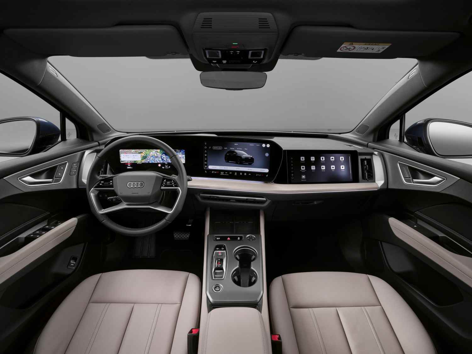 Audi Q4 e-tron sportback interior front 3