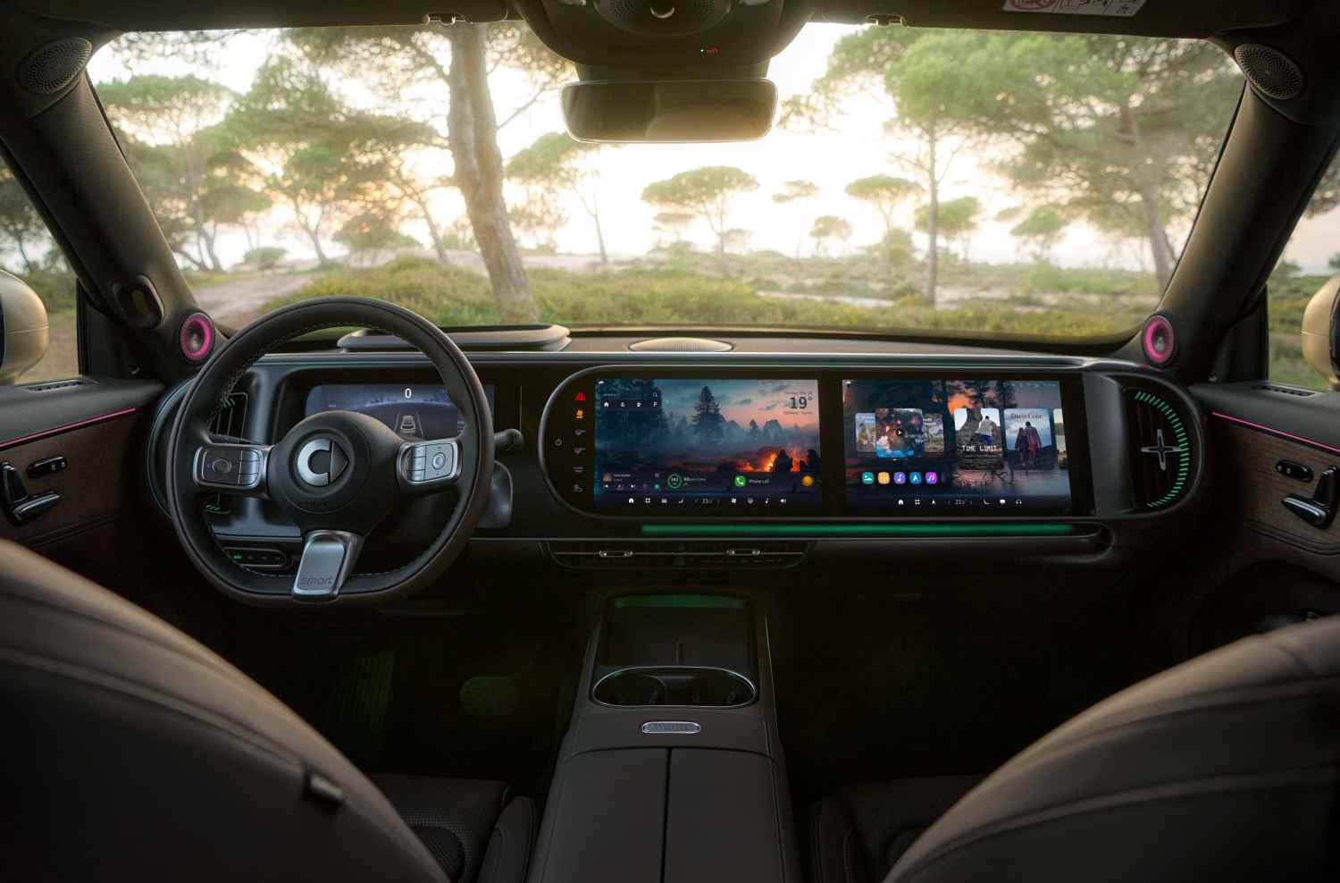 smart #5 interior front