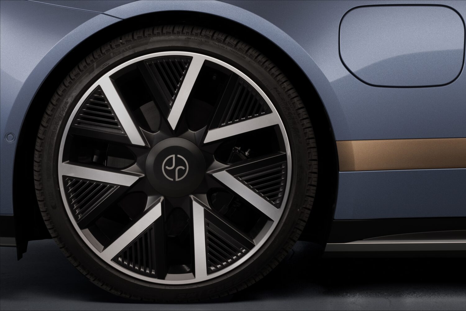 Jaguar Type 01 EV front wheel and tyre 1