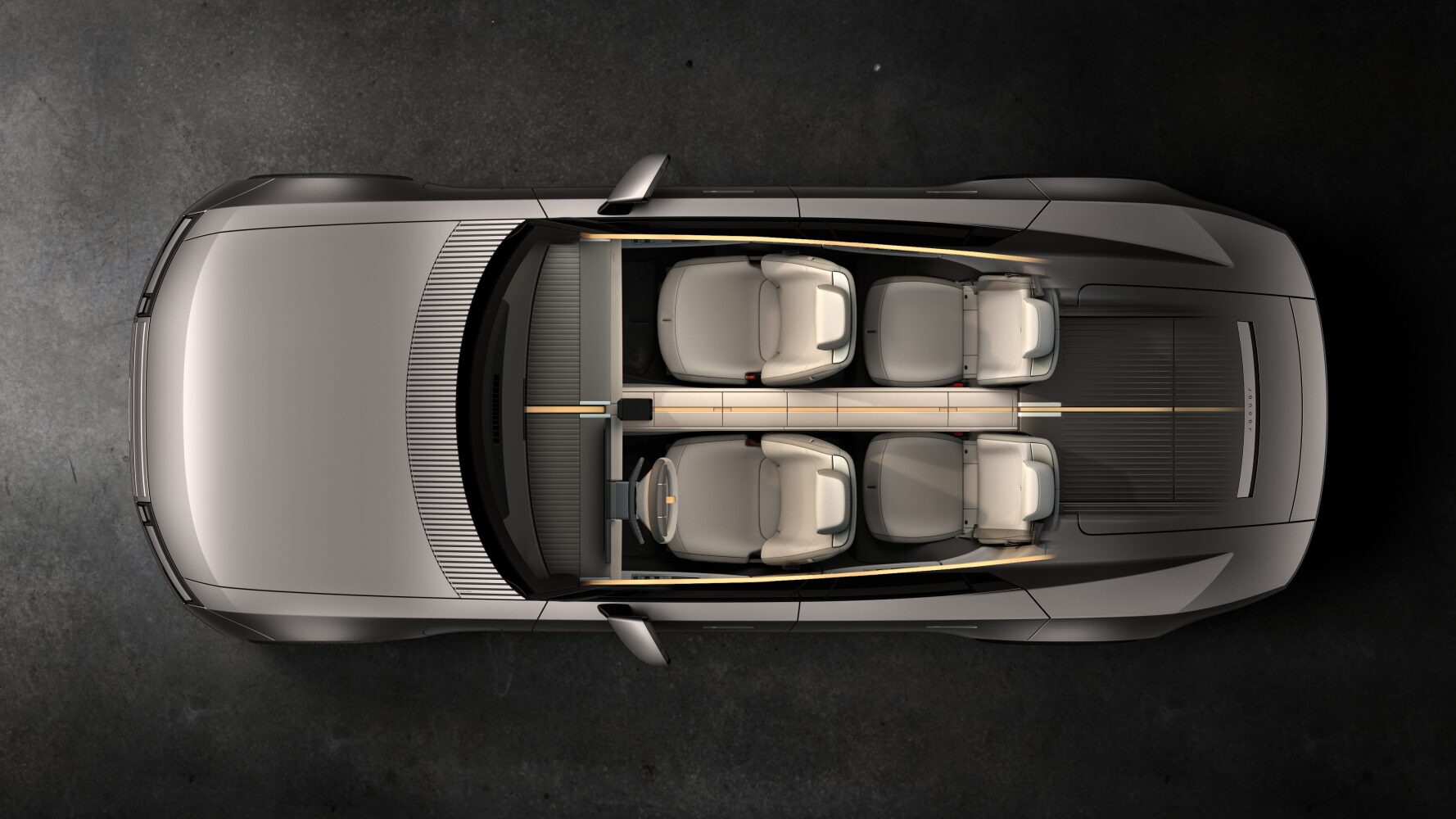 Jaguar Type 01 EV top down 1